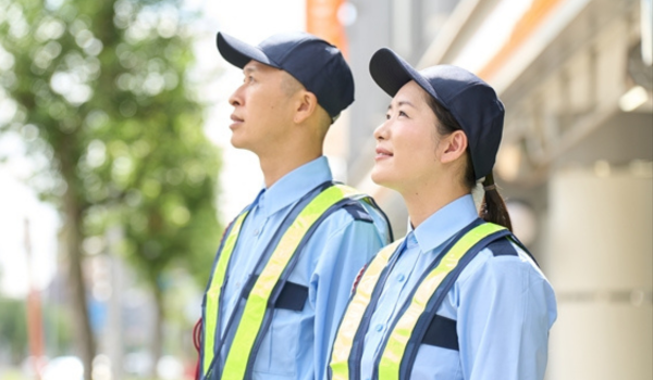 訓練と経験を積み重ねた警備スタッフ